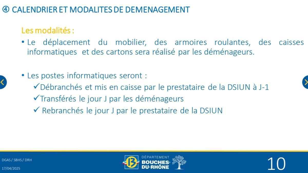 Retour sur la Délégation F3SCT MDS Saint Sébastien "déménagement des agents de la MDS" - mardi 15 avril 2025 à 10h