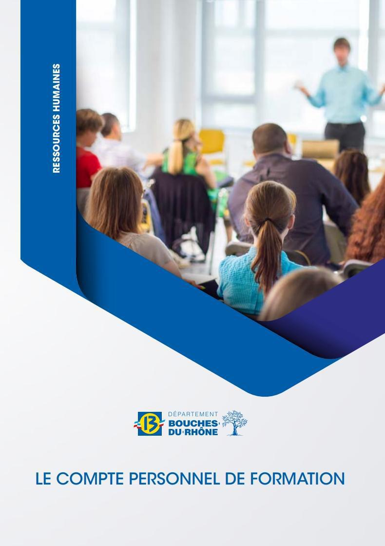 COMPTE PERSONNEL DE FORMATION COMPTE PERSONNEL DE FORMATION