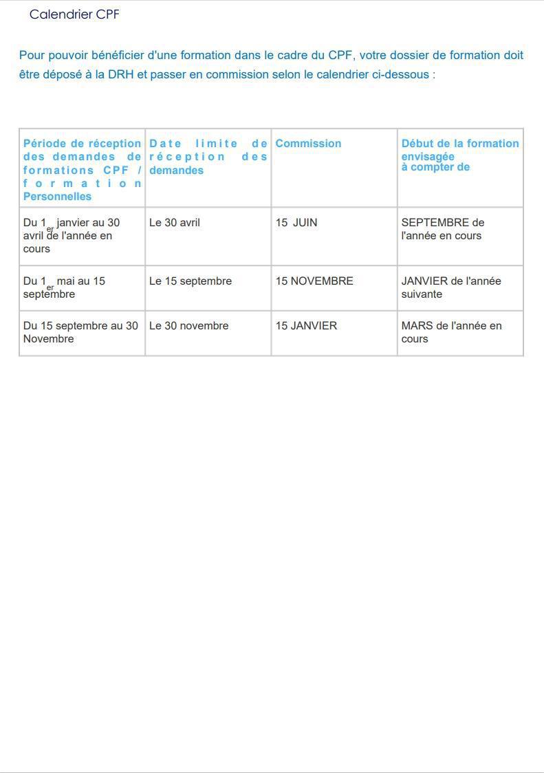 COMPTE PERSONNEL DE FORMATION COMPTE PERSONNEL DE FORMATION