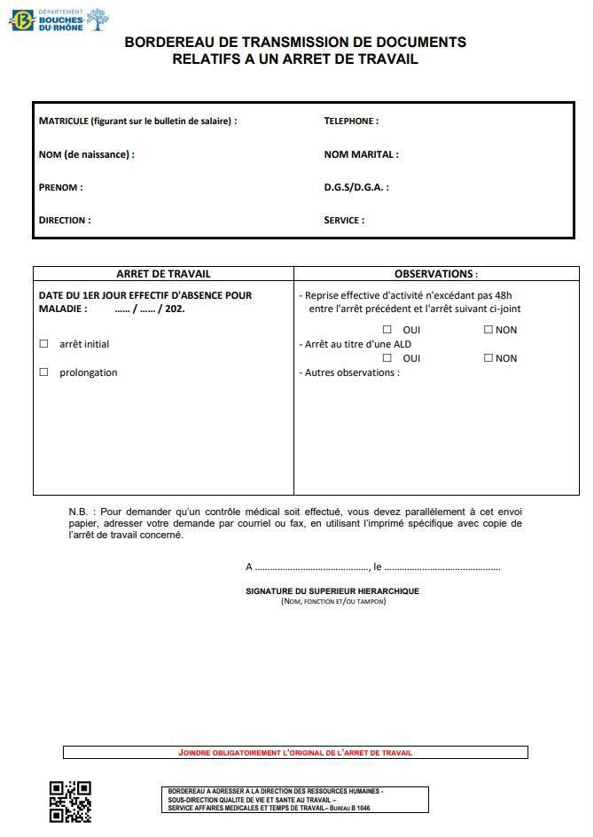 Nouvelles modalités de transmission des arrêts de travail à compter du 1er juillet 2025 Nouvelles modalités de transmission des arrêts de travail à compter du 1er juillet 2025