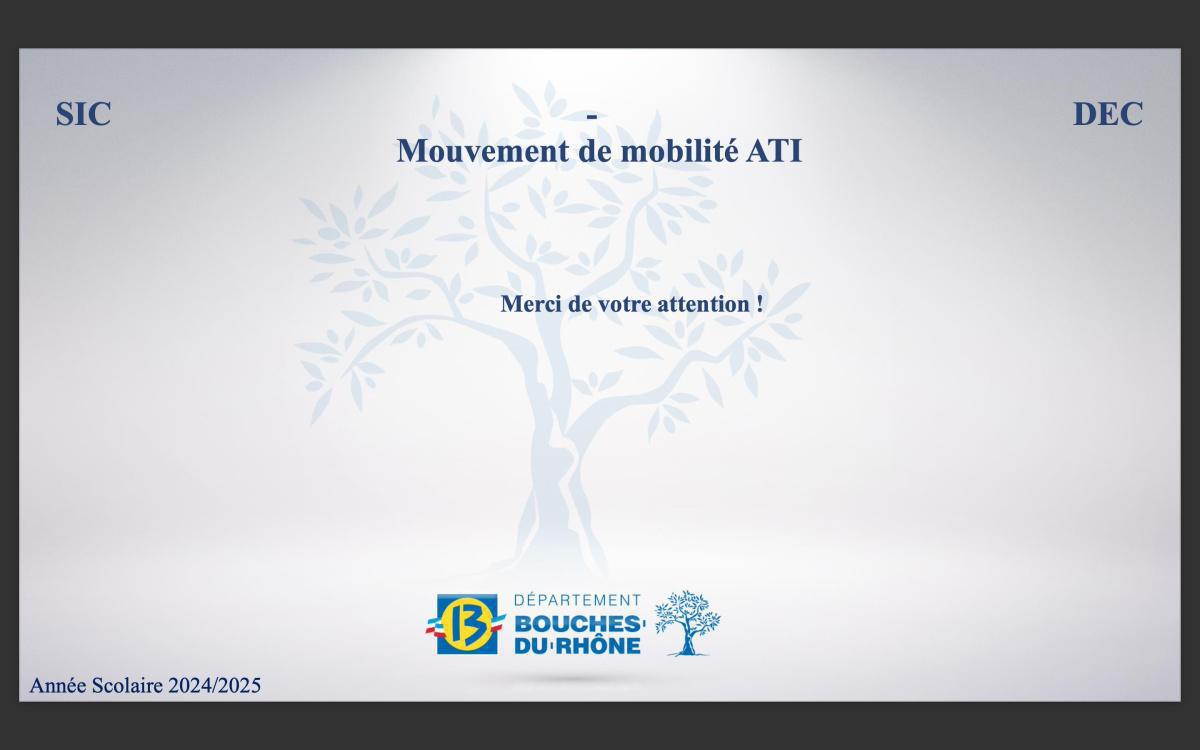 Restitution du mouvement ATI 2025 / CD13 Restitution du mouvement ATI 2025 / CD13