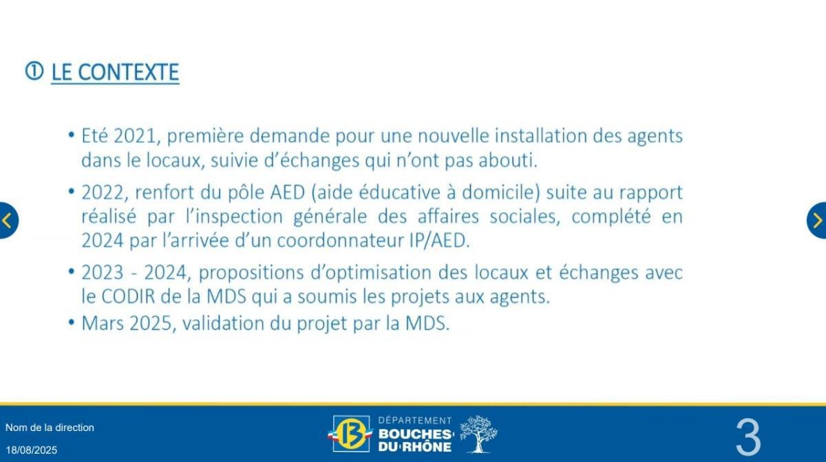 Retour sur la Délégation F3SCT - MDST Les Flamants dans le cadre des travaux de réaménagement in situ Retour sur la Délégation F3SCT - MDST Les Flamants dans le cadre des travaux de réaménagement in situ