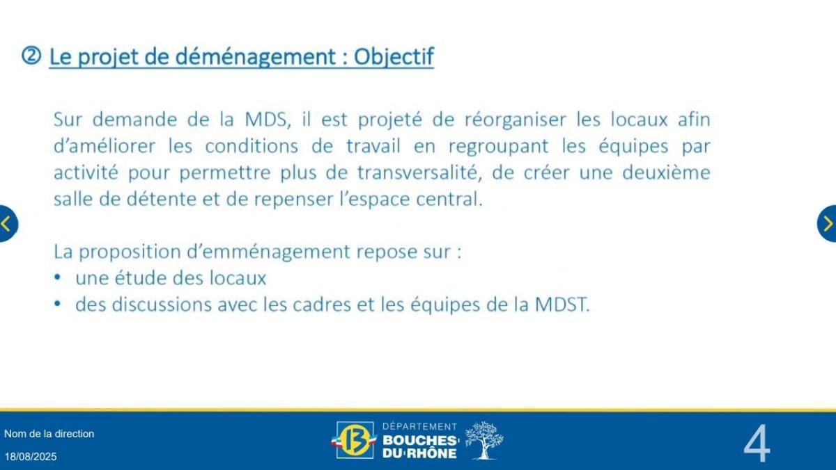 Retour sur la Délégation F3SCT - MDST Les Flamants dans le cadre des travaux de réaménagement in situ Retour sur la Délégation F3SCT - MDST Les Flamants dans le cadre des travaux de réaménagement in situ