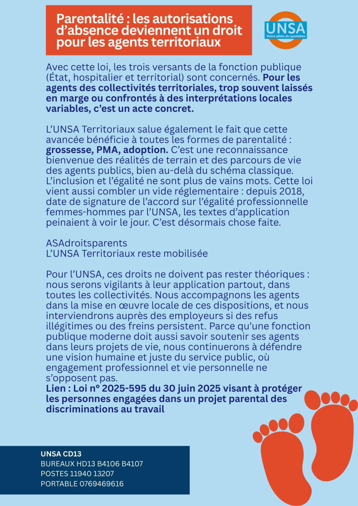 Parentalité : les autorisations d’absence deviennent un droit pour les agents territoriaux