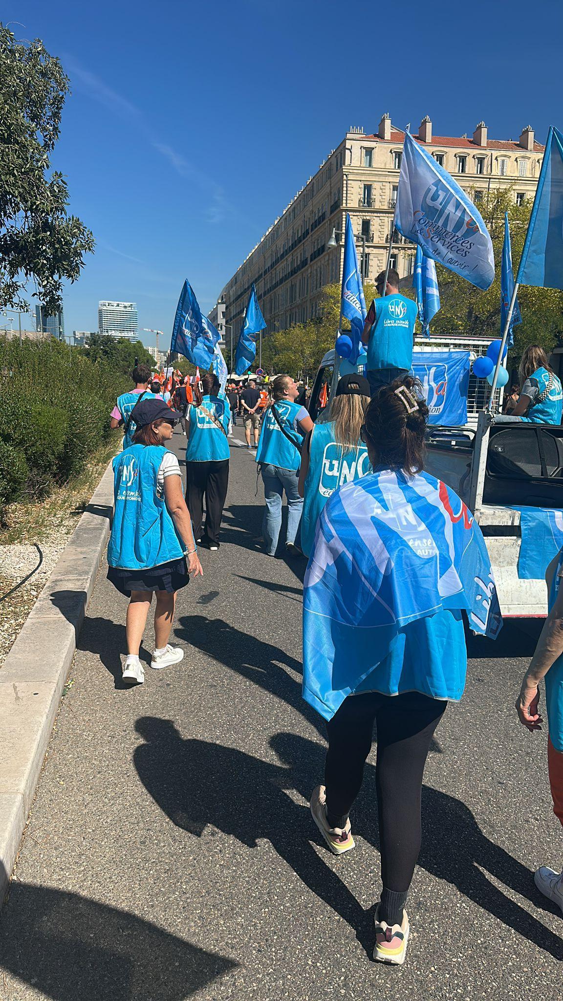 Grève le 18 septembre / RDV UNSA VIEUX PORT 10H30 / LES PHOTOS