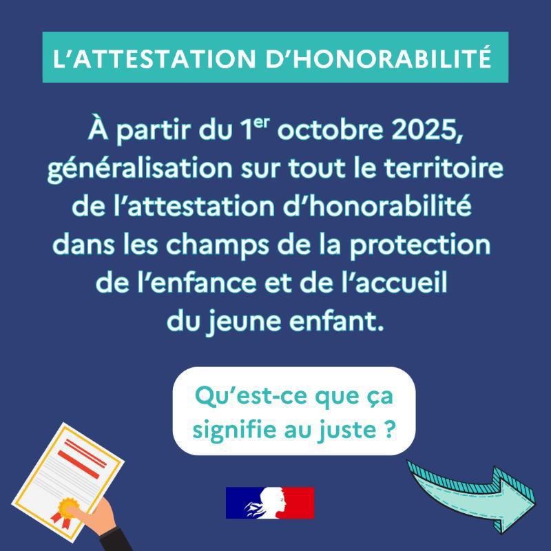 Protection de l’enfance : généralisation de l’attestation d’honorabilité sur tout le territoire pour garantir que les professionnels ou bénévoles auprès des enfants n’aient aucun antécédent judiciaire Protection de l’enfance : généralisation de l’attestation d’honorabilité sur tout le territoire pour garantir que les professionnels ou bénévoles auprès des enfants n’aient aucun antécédent judiciaire