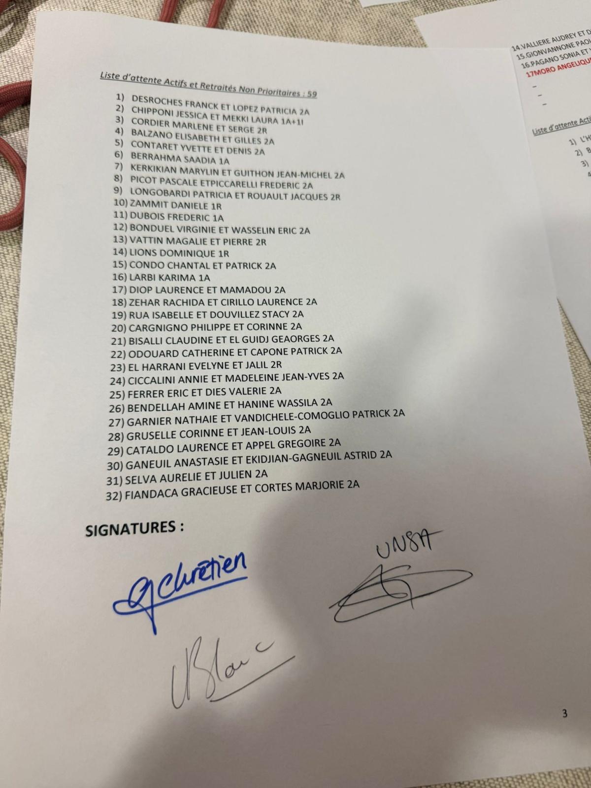 TIRAGES AU SORT ESCAPADE 13 / EN PRESENCE DES SYNDICATS / CD13