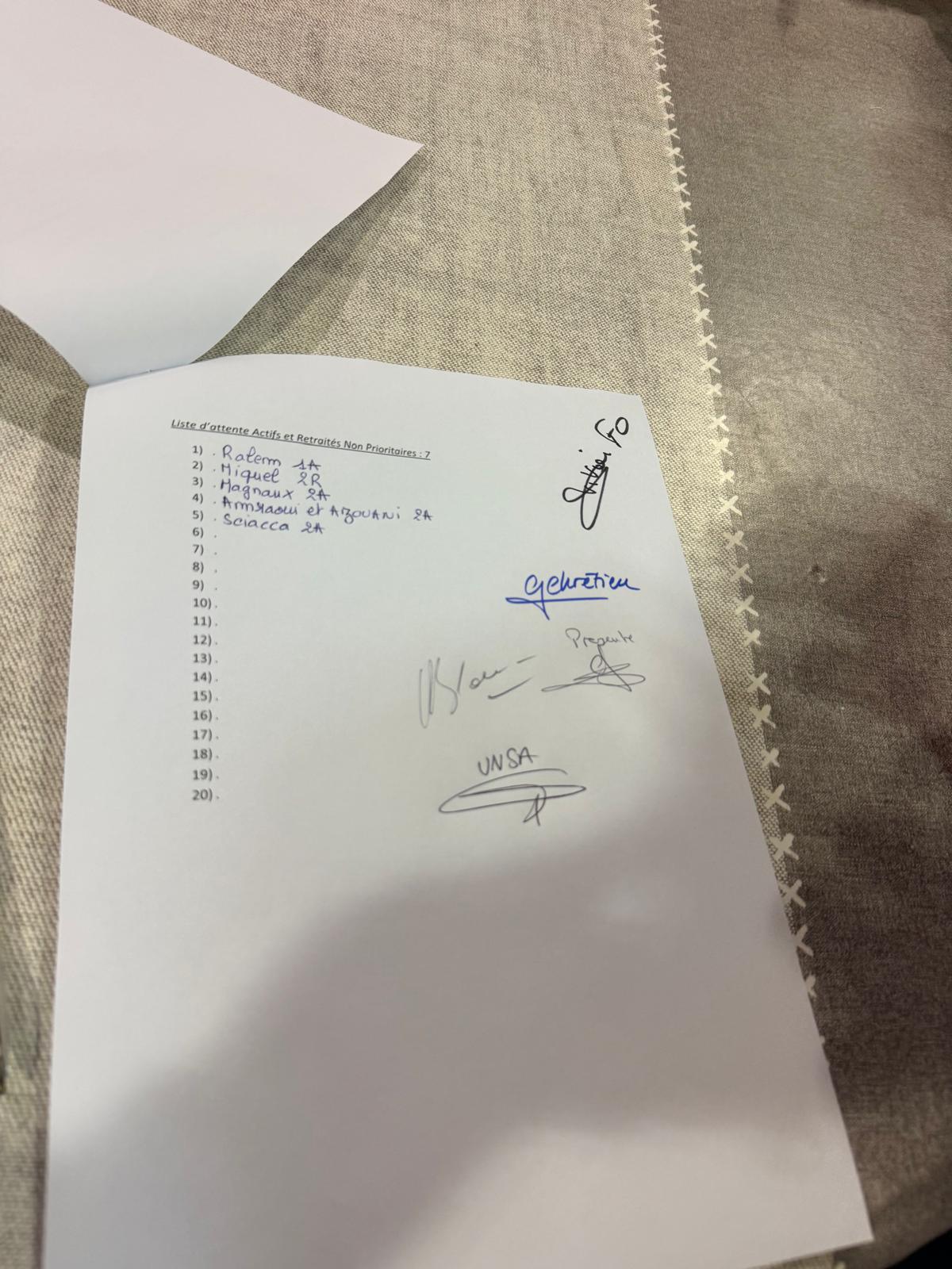 TIRAGES AU SORT ESCAPADE 13 / EN PRESENCE DES SYNDICATS / CD13