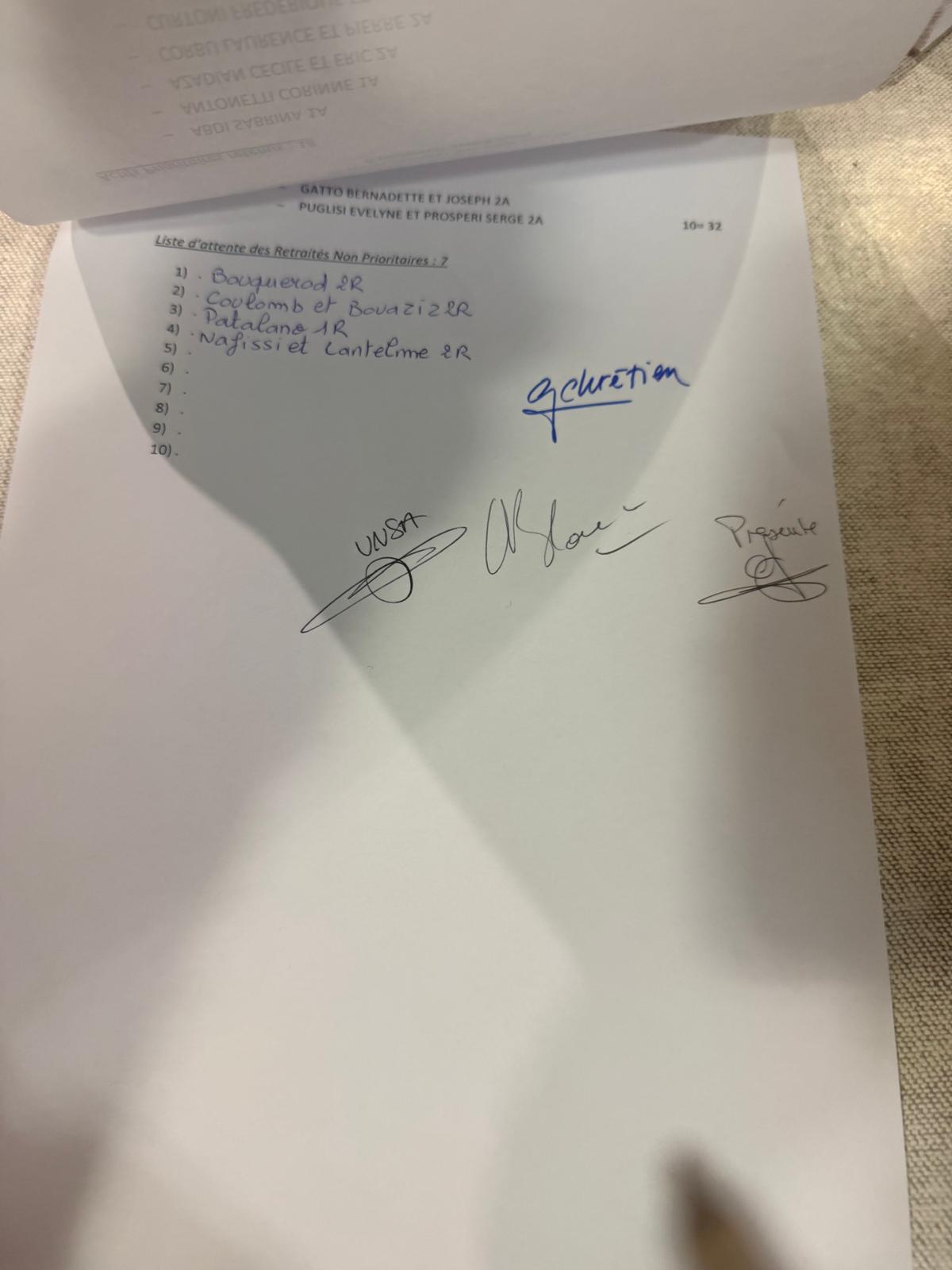 TIRAGES AU SORT ESCAPADE 13 / EN PRESENCE DES SYNDICATS / CD13