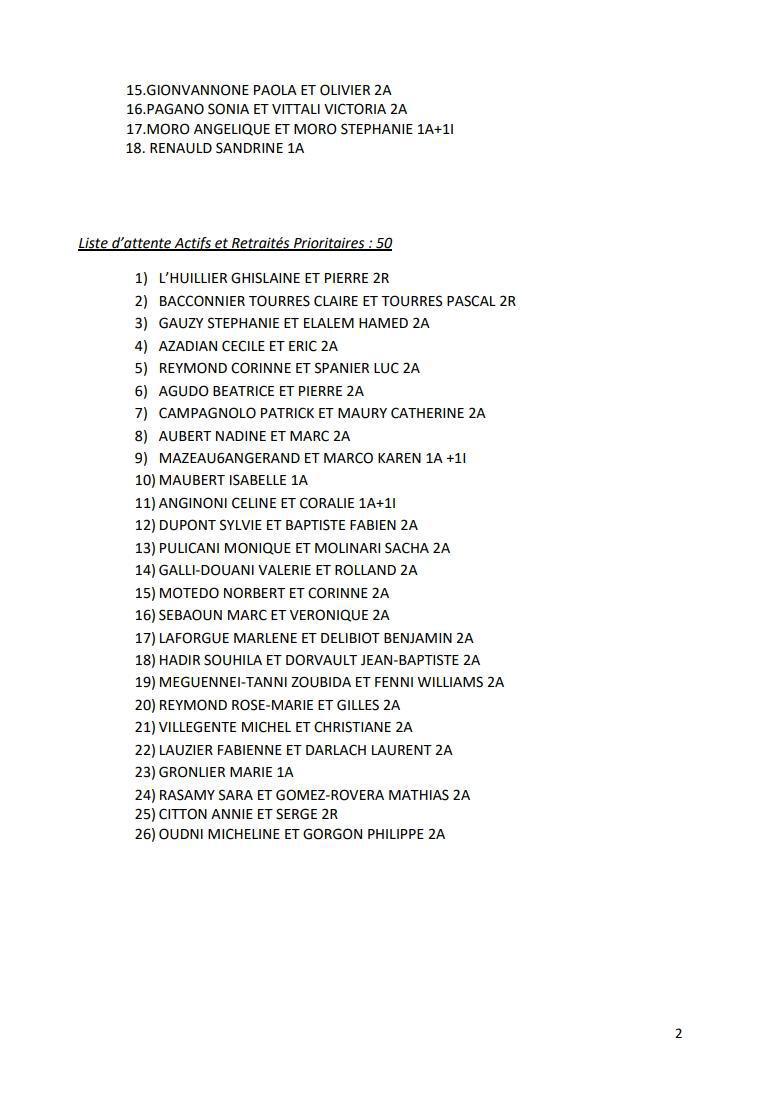 TIRAGES AU SORT ESCAPADE 13 / EN PRESENCE DES SYNDICATS / CD13