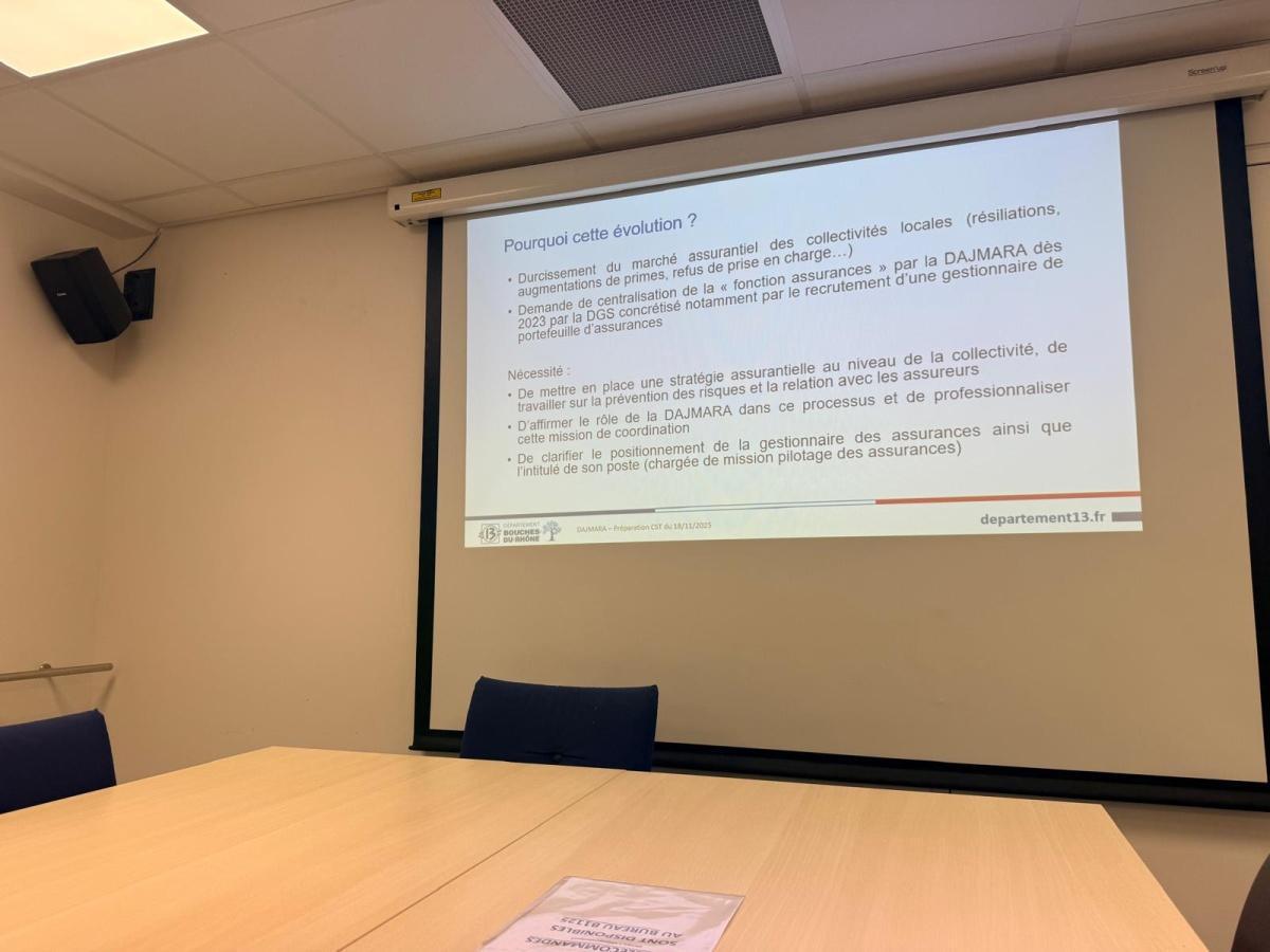 Réunion DRH /DAJMARA /Organisations syndicales - Présentation Evolution organisationnelle de la DAJMARA au prochain CST