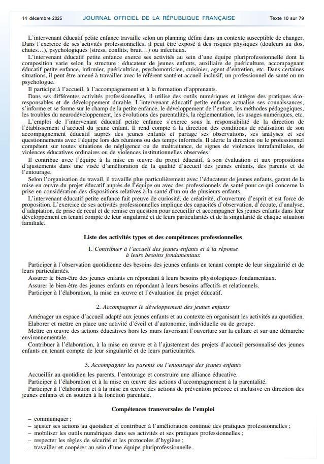 Intervenant éducatif petite enfance : une nouvelle certification qui interroge ! Intervenant éducatif petite enfance : une nouvelle certification qui interroge !