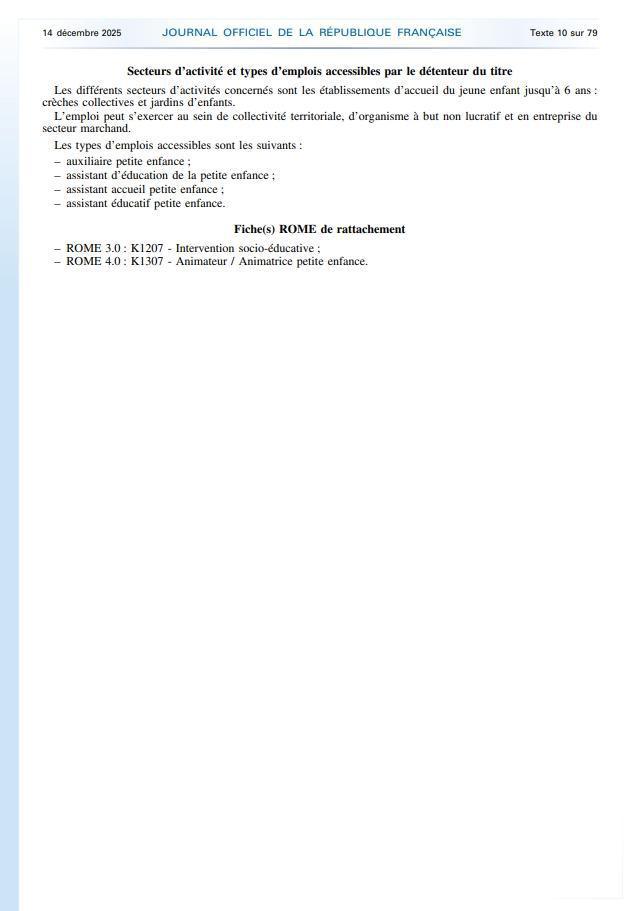 Intervenant éducatif petite enfance : une nouvelle certification qui interroge ! Intervenant éducatif petite enfance : une nouvelle certification qui interroge !