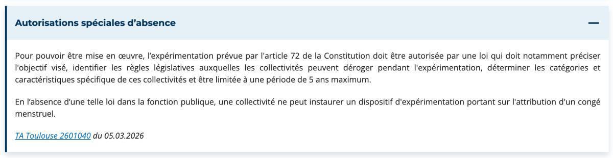 Vu cette semaine (du 7 au 13 mars) / CIG GRANDE COURONNE / La jurisprudence de la semaine pour l'UNSA CD13