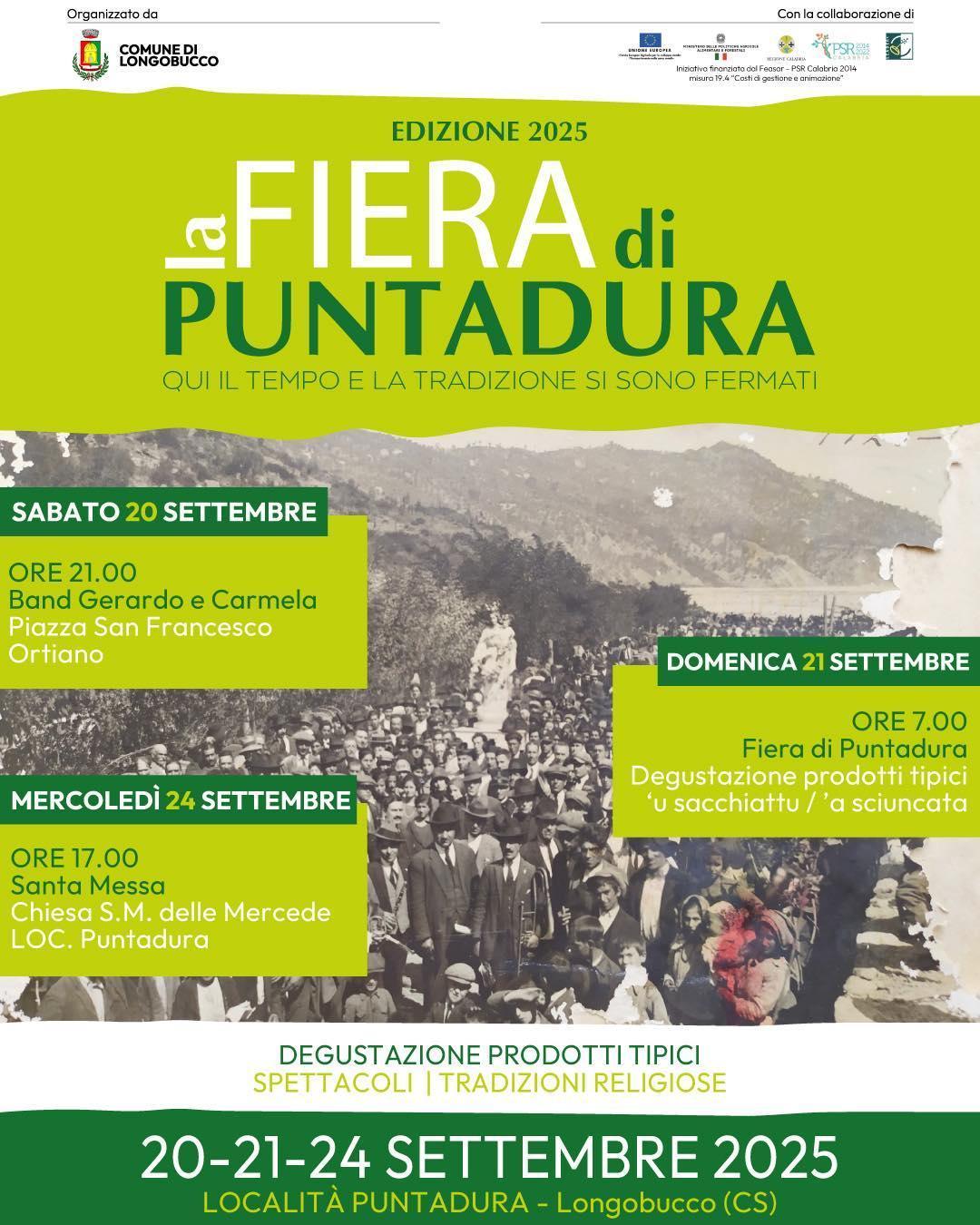 La Fiera di Puntadura - "Degustazione prodotti tipici 'u sacchiattu / 'a sciuncata (dalle ore 7.00)