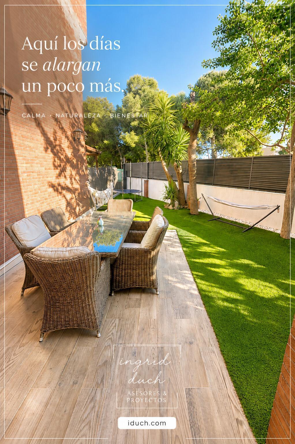 Luz, espacio y calidad de vida en Vilafortuny: 4 habitaciones, buhardilla y piscina