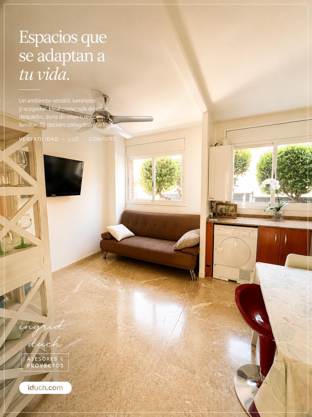 Luz, espacio y calidad de vida en Vilafortuny: 4 habitaciones, buhardilla y piscina