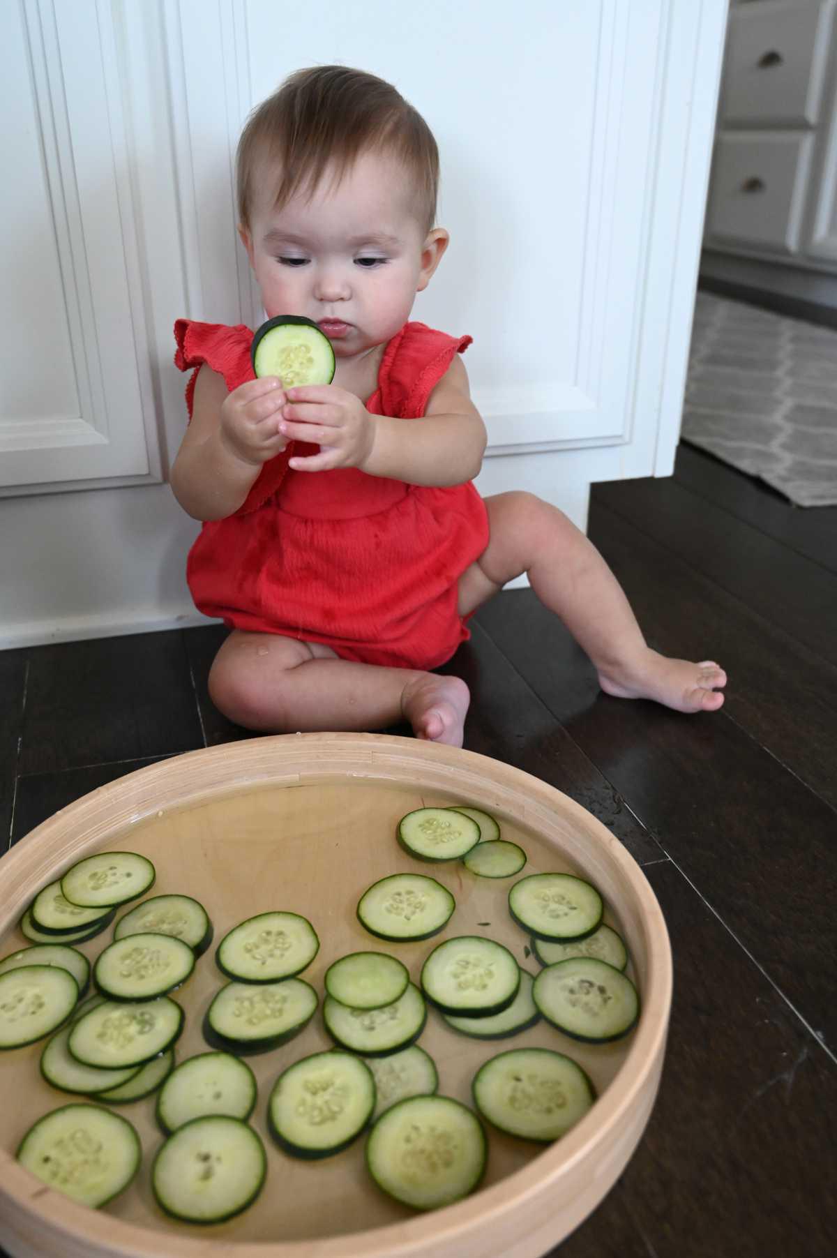 Cucumber Taste Safe Sensory Play