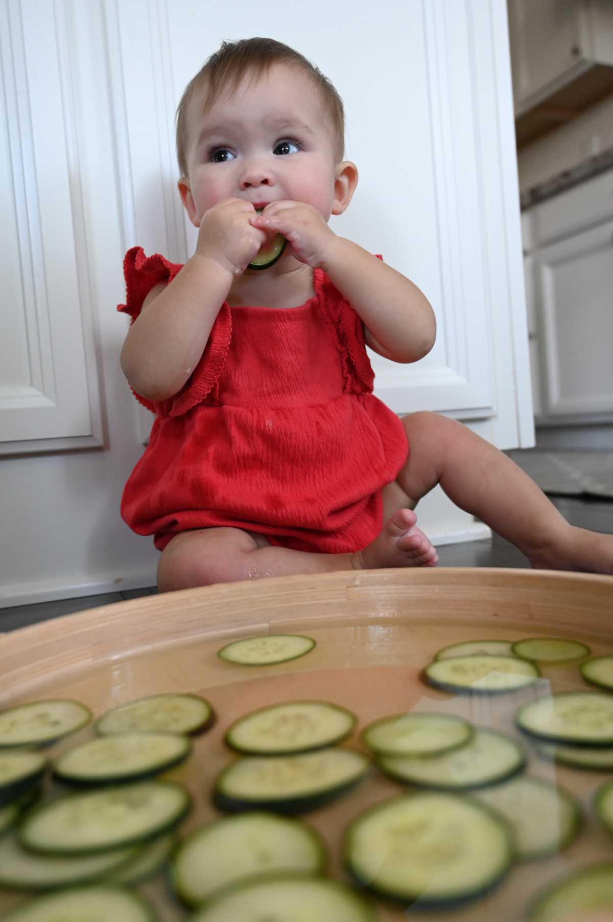 Cucumber Taste Safe Sensory Play