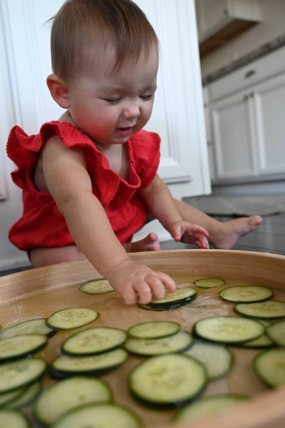 Cucumber Taste Safe Sensory Play