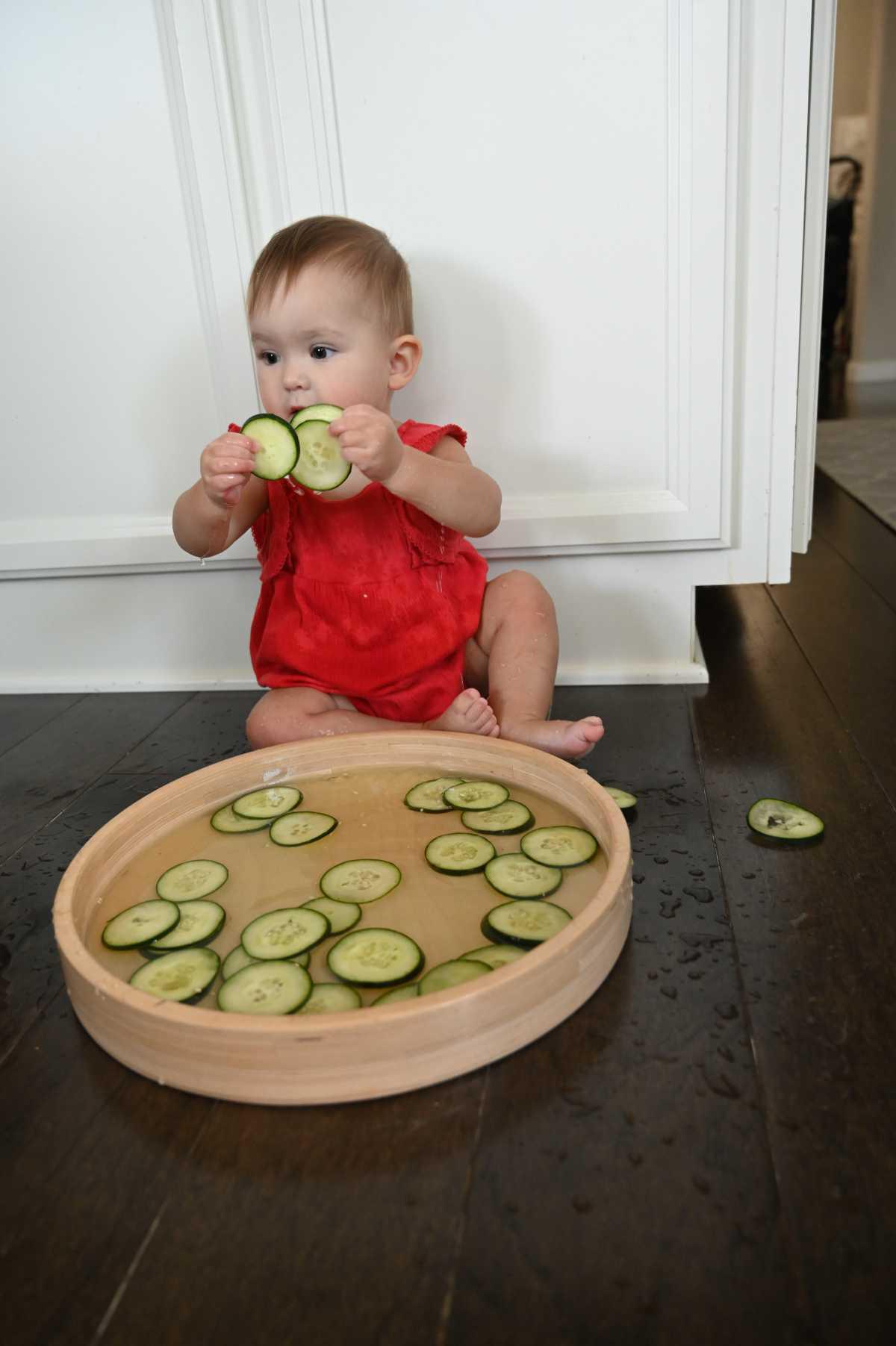 Cucumber Taste Safe Sensory Play