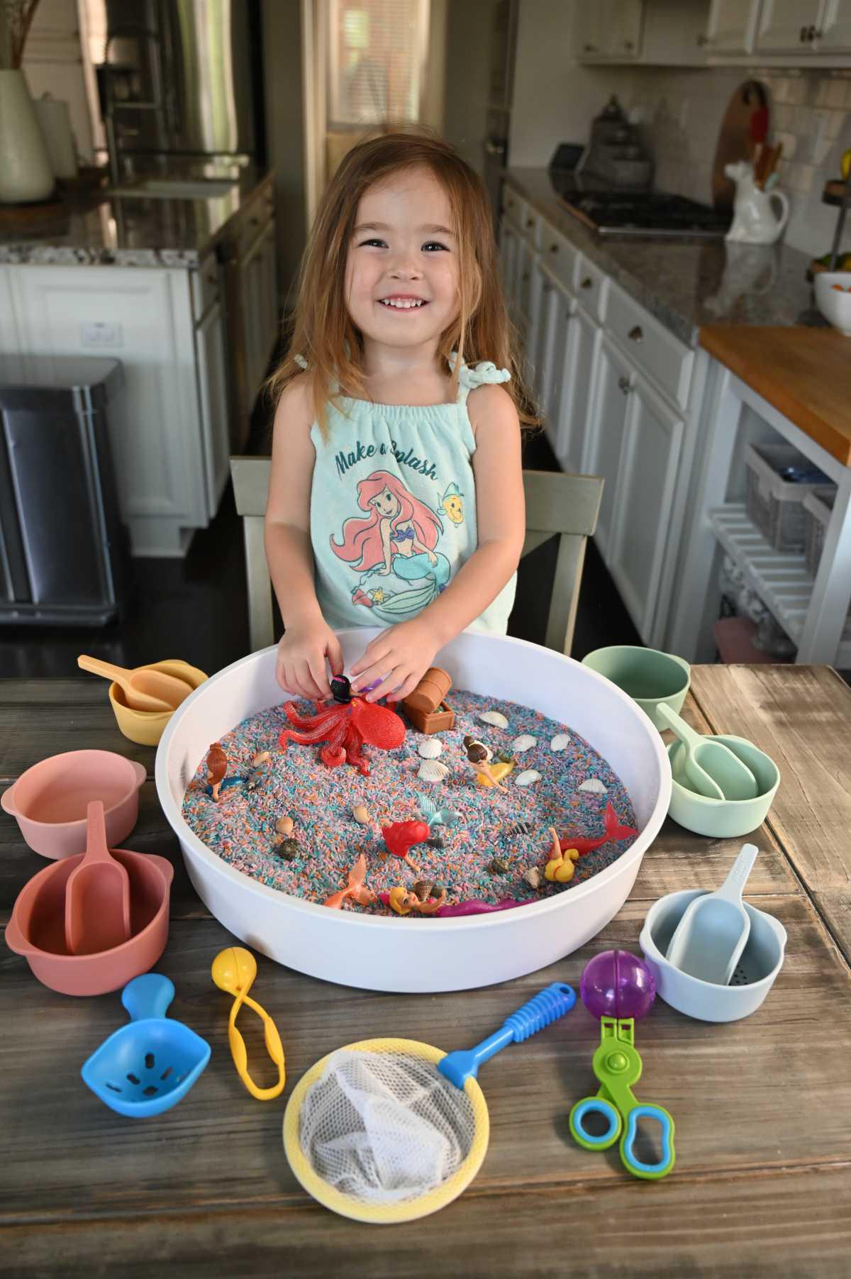 Mermaid Sensory Bin