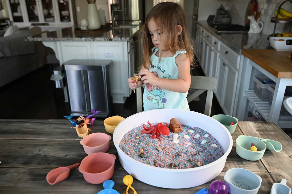 Mermaid Sensory Bin