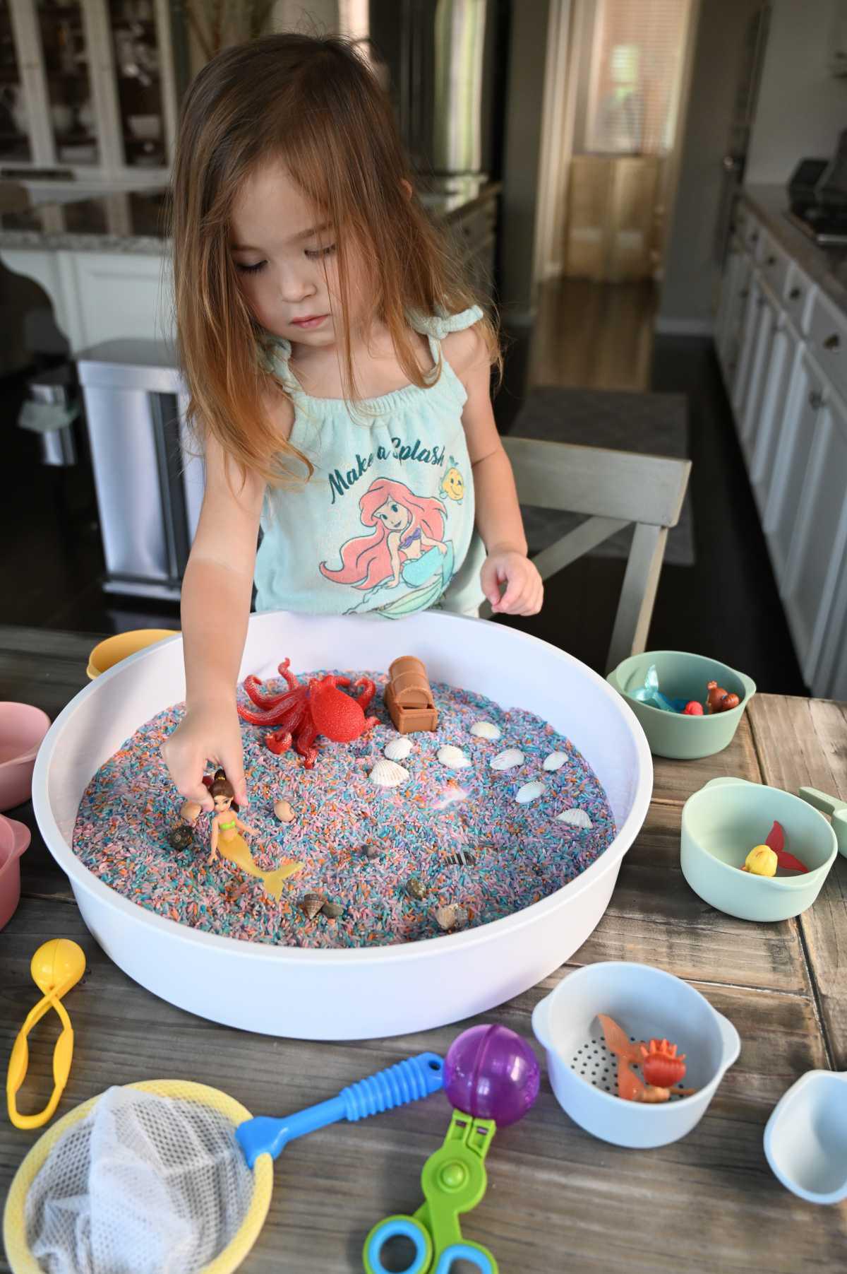 Mermaid Sensory Bin