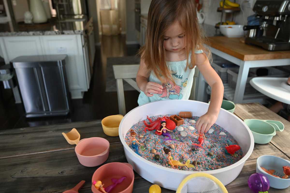 Mermaid Sensory Bin