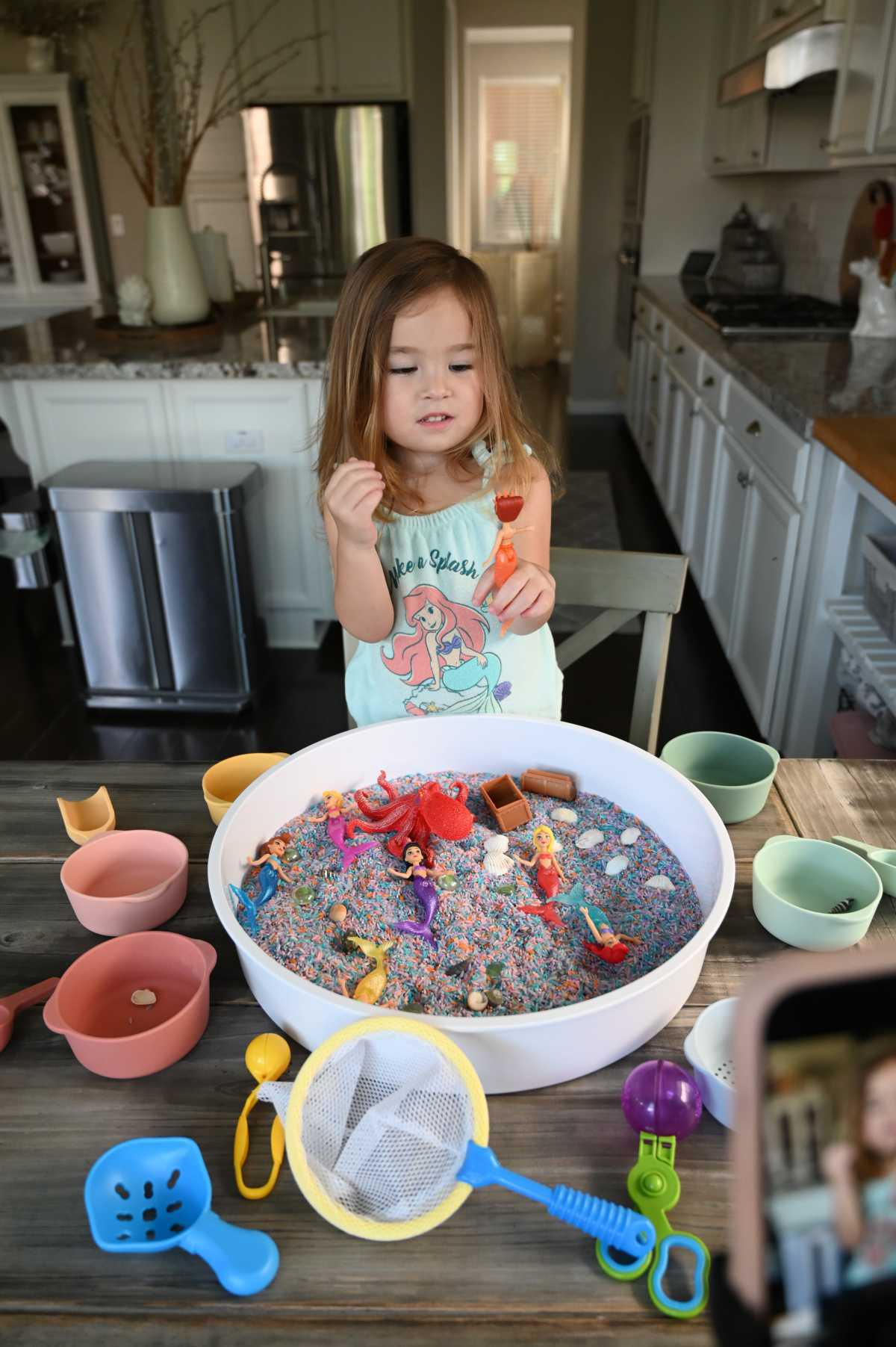 Mermaid Sensory Bin