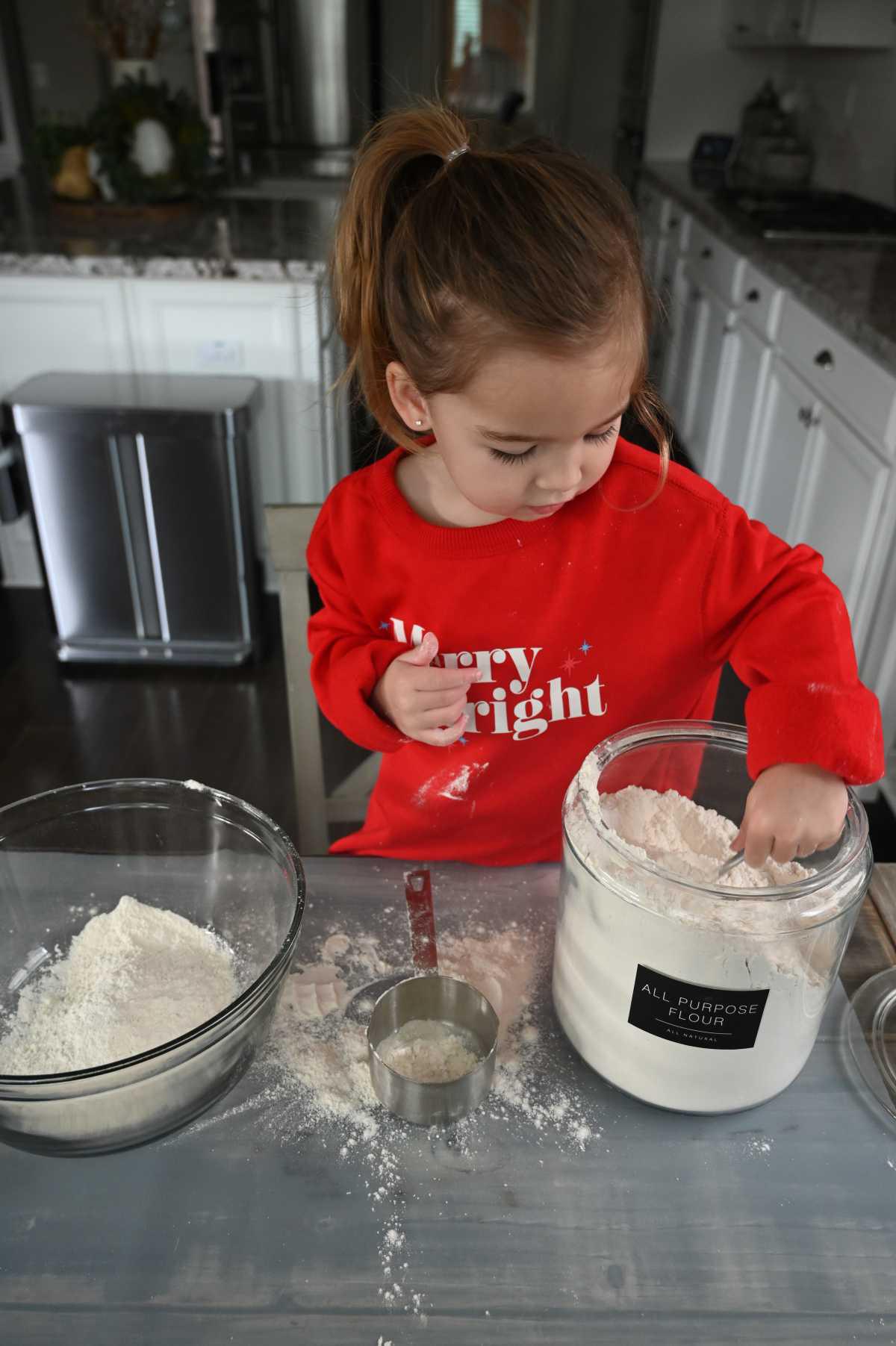 Salt Dough Handprint Santa's 