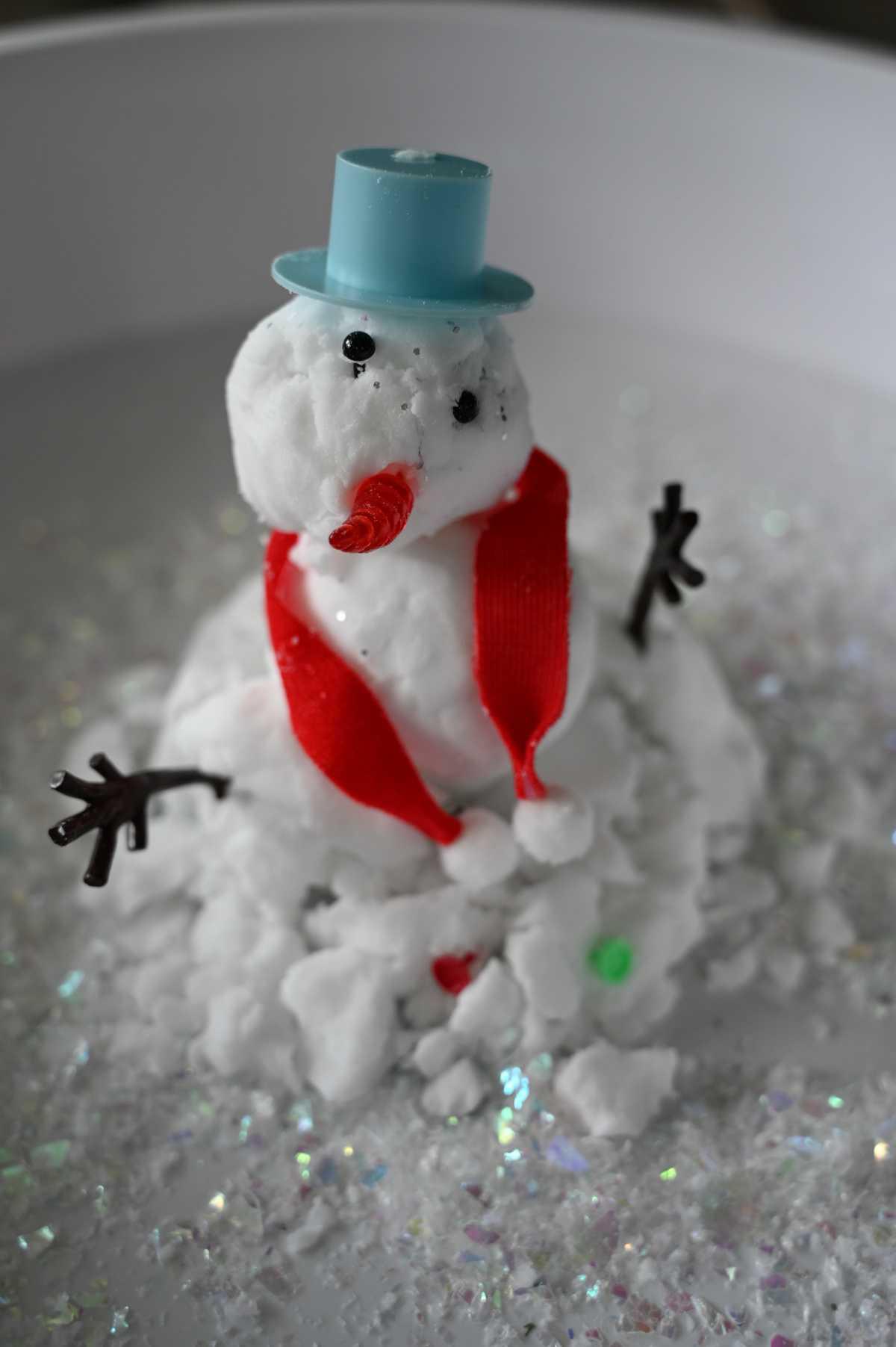 Bubbly Fizzy Melting Snowman