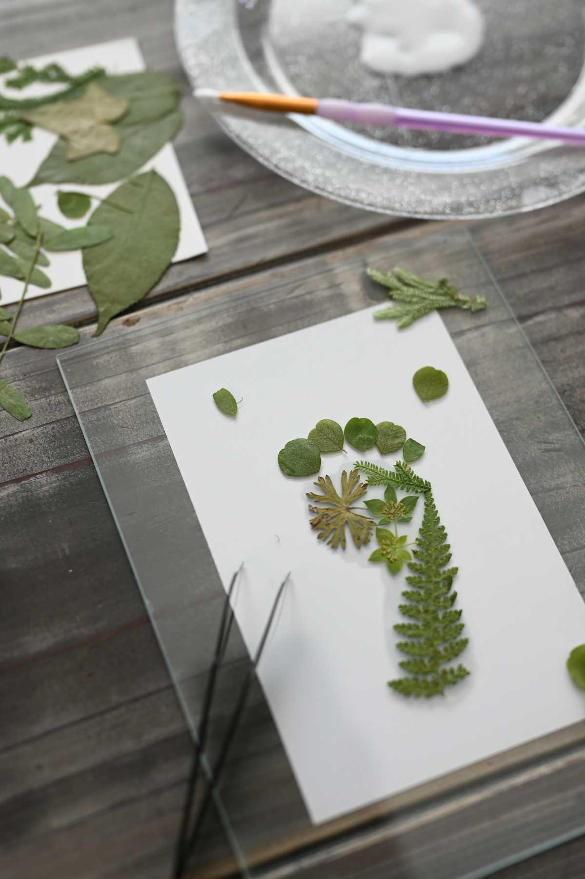Flower Foot Print Art