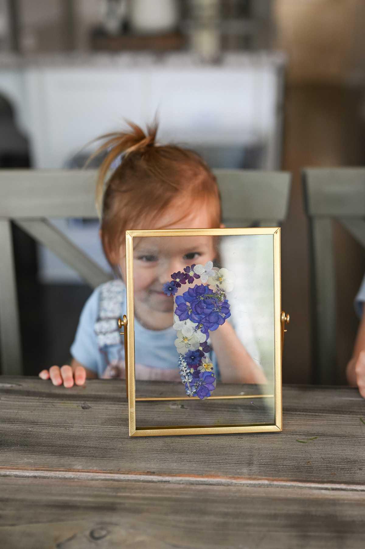 Flower Foot Print Art