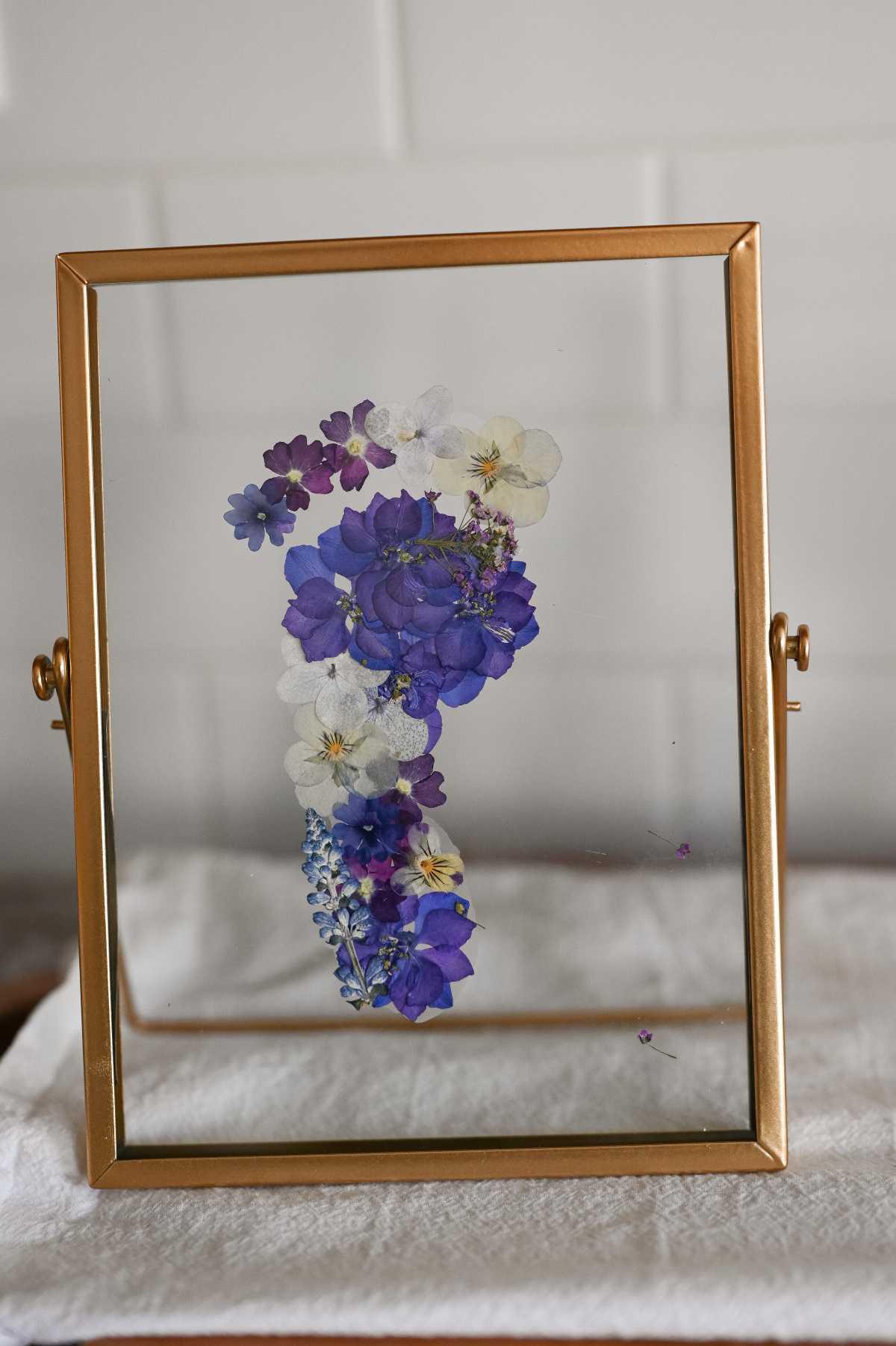 Flower Foot Print Art