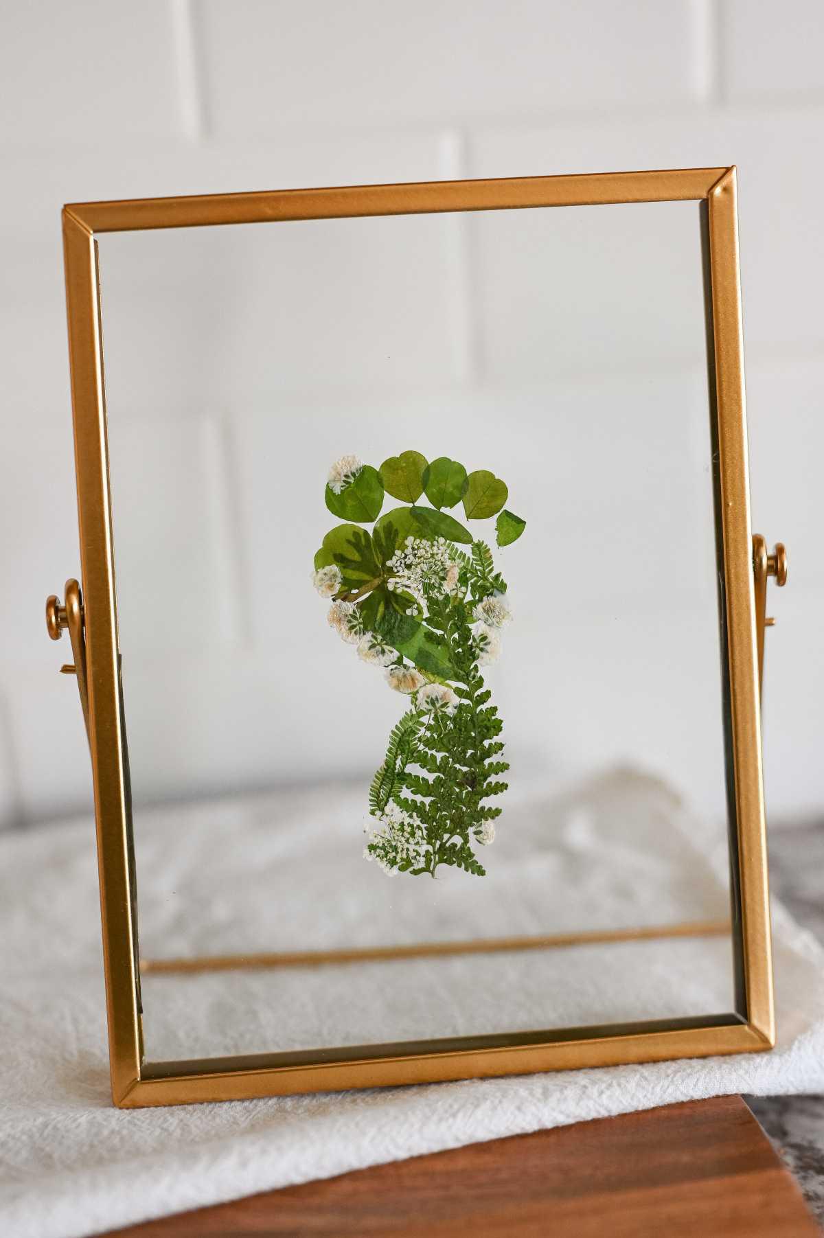 Flower Foot Print Art