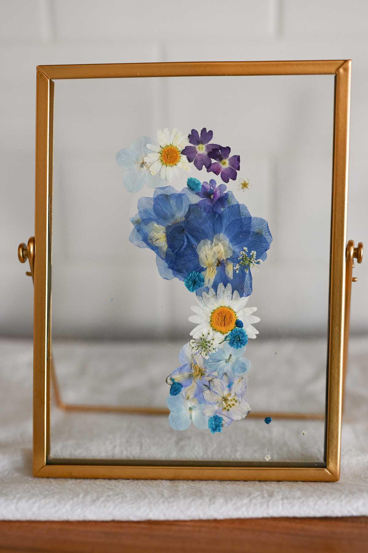 Flower Foot Print Art