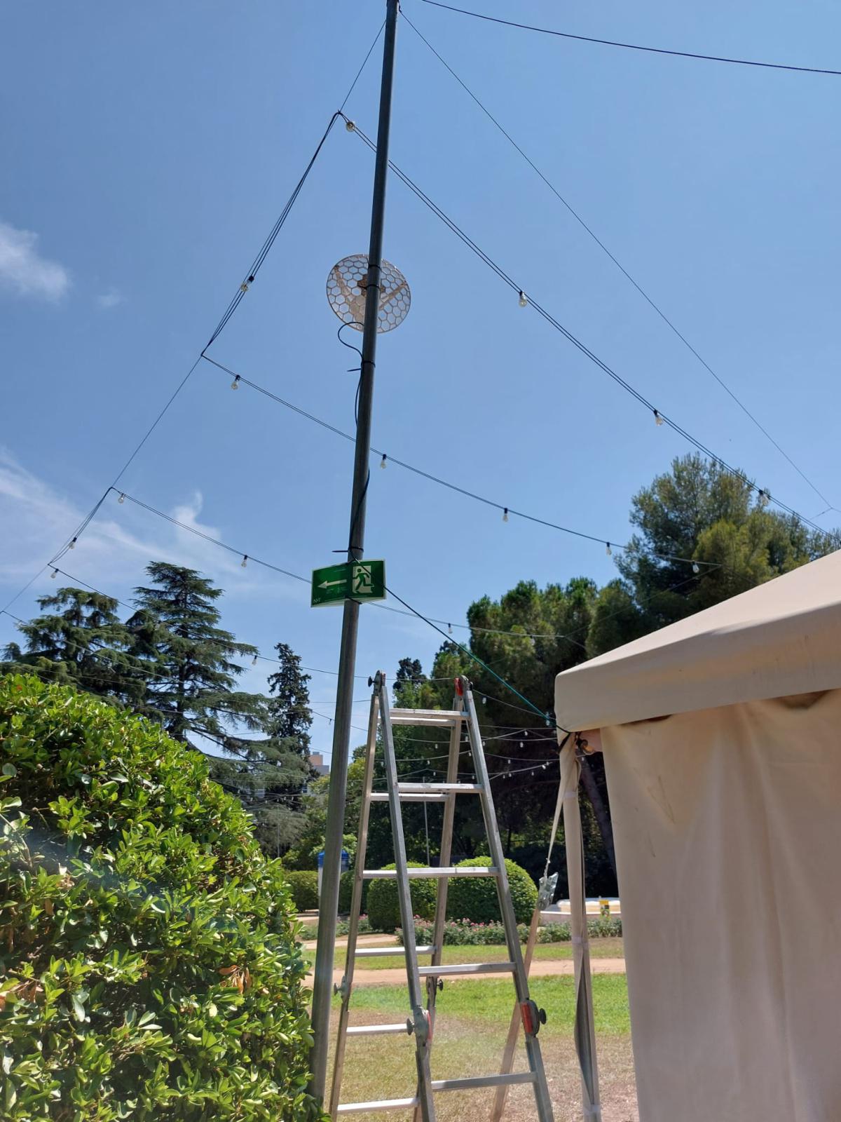 Instal·lem tres zones wi-fi al Festival Nits de Barcelona-Palau de Pedralbes