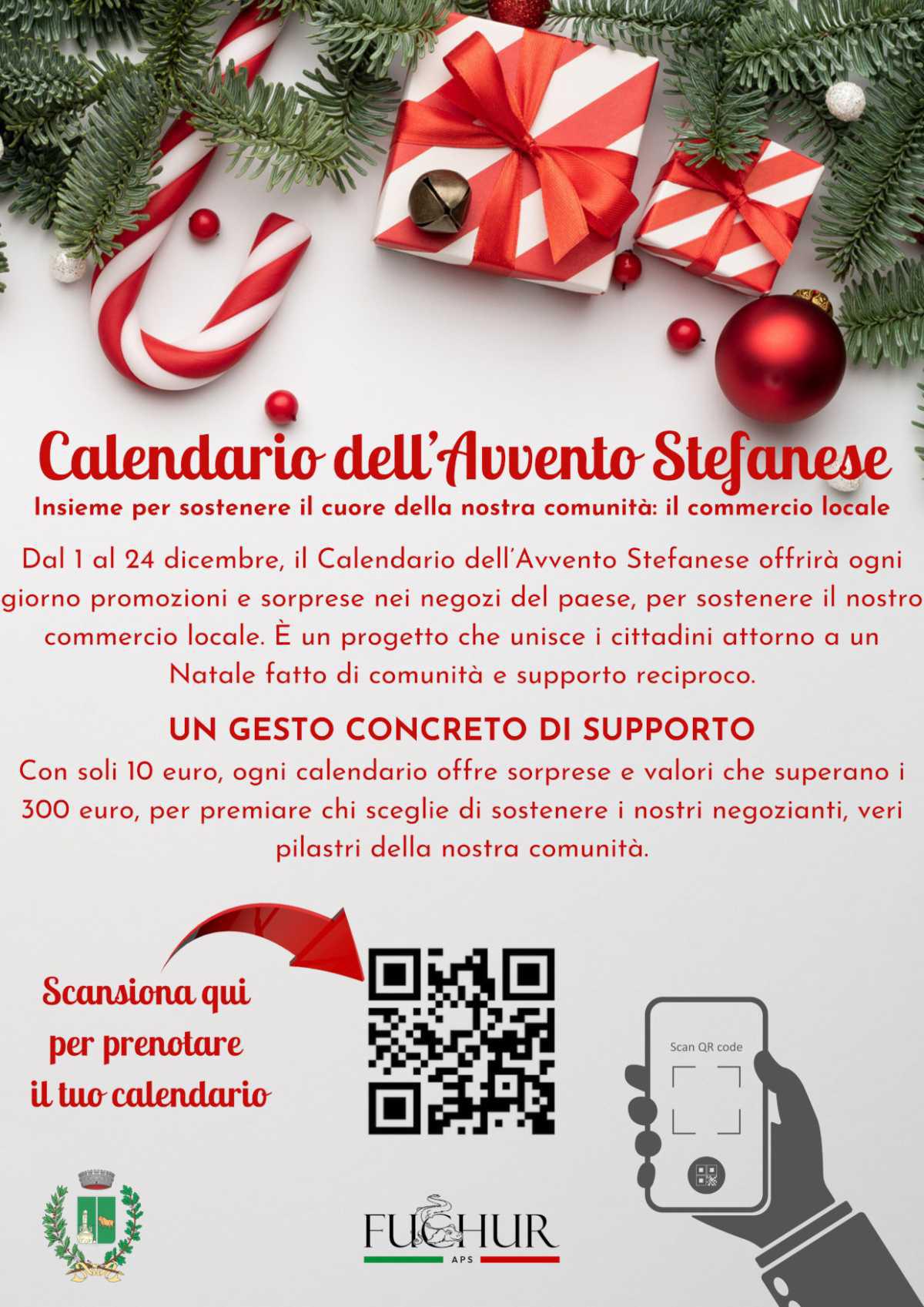 Calendario dell'Avvento Stefanese - Natale Insieme 2024