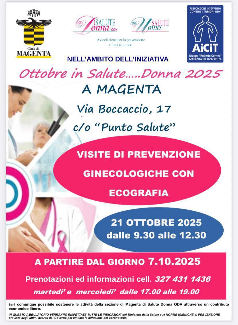 Visite di Prevenzione Ginecologiche con Ecografia (dalle ore 9.00)