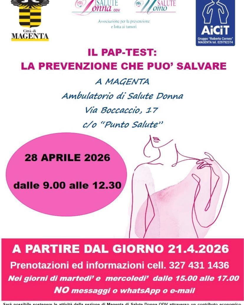 Pap-Test (ore 9:00-12:30)