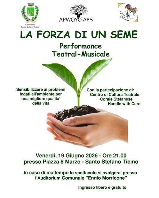 La Forza di un Seme - Performance Teatral-Musicale (Inizio ore 21:00)