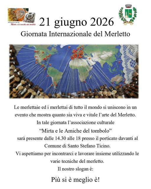 Giornata Internazionale del Merletto - International Lace Day (Dalle 14:30 alle 18:00)