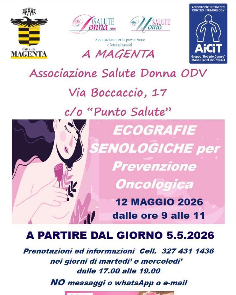 Ecografie Senologiche - Prevenzione Oncologica (ore 9:00-11:00)