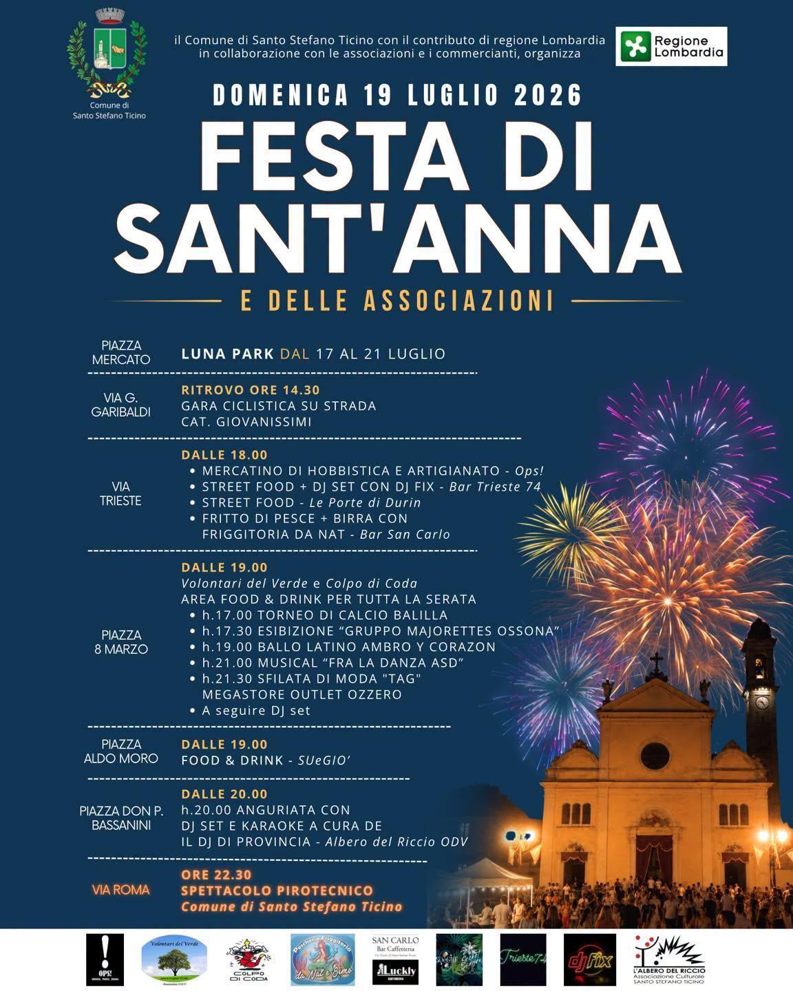 Festa di Sant'Anna - Festa delle Associazioni (Ore 19:00)