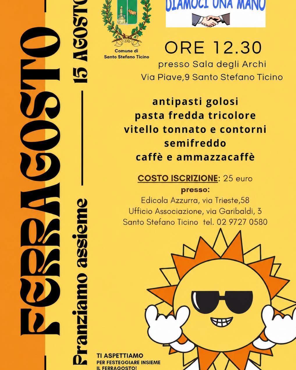 Pranzo di Ferragosto (Inizio ore 12:30)