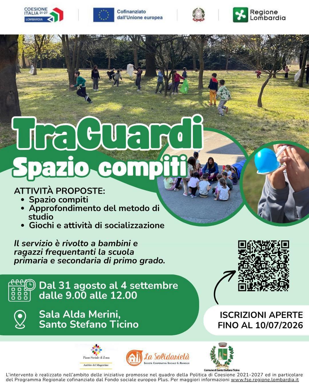 TraGuardi - Spazio Compiti (Inizio ore 9.00)