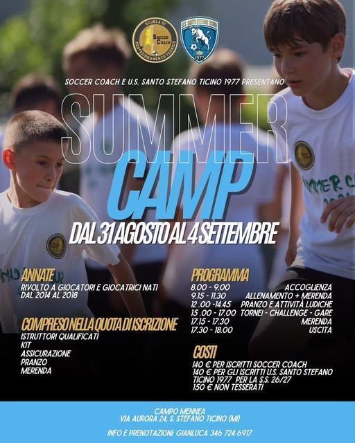 Summer Camp al Parco dello Sport