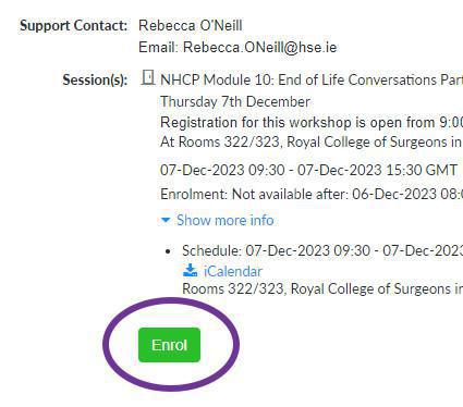 How to book an NHCP workshop How to book an NHCP workshop