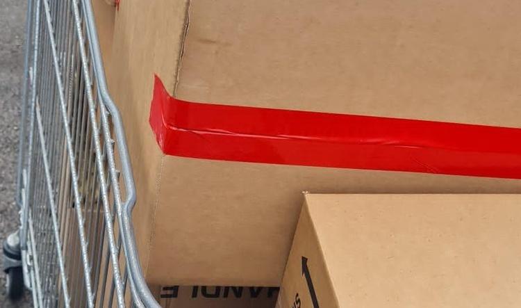 Boxes of ingredients